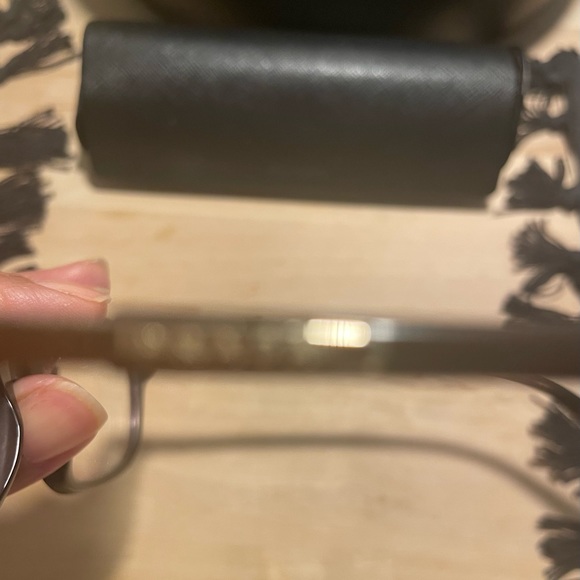 Prada Eye wear glasses, brown and gold - Picture 4 of 4